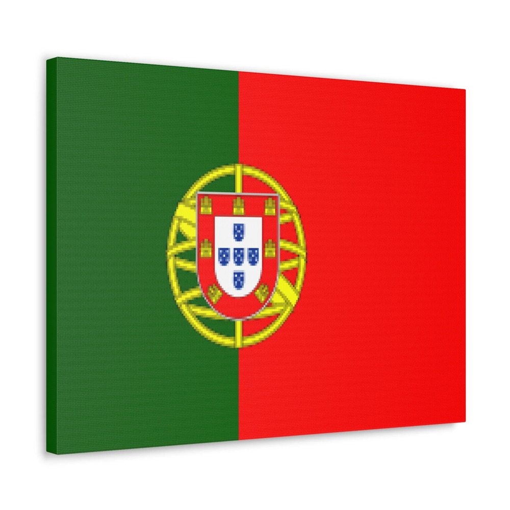 Portugal Country Flag Canvas Vibrant Wall Art Unframed Home Decor